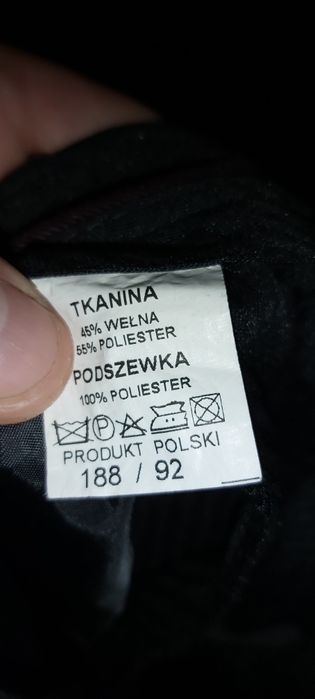 Garnitur męski duży