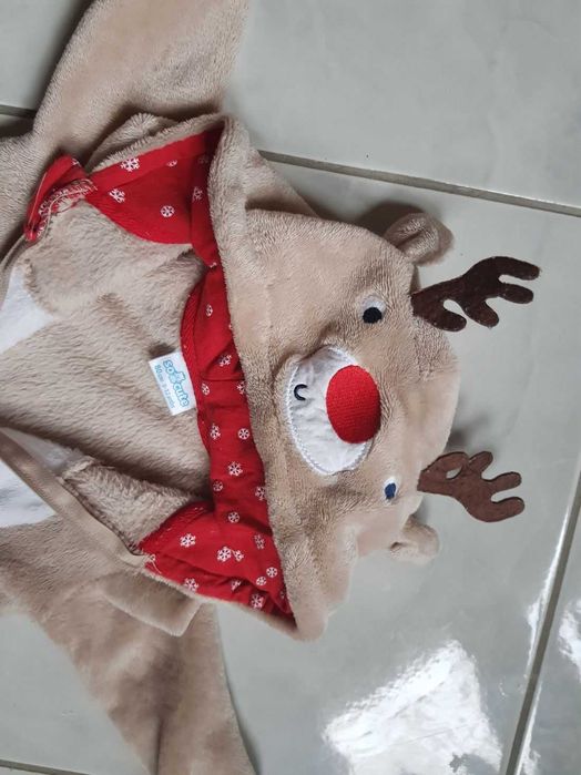 So Cute pluszowy kombinezon dres piżama pajacyk śpiwór  renifer