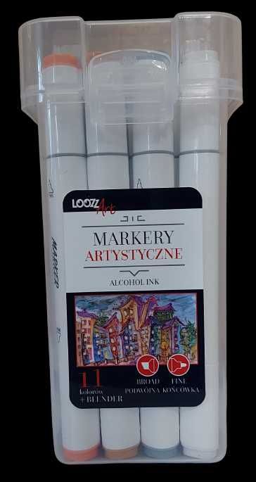 Markery Artystyczne LOOZZ St.Majewski Alkoholowe 12 szt Blender