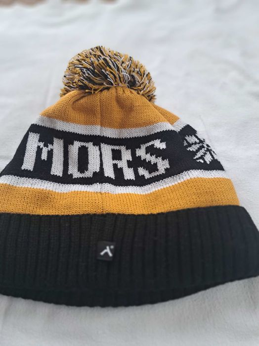 czapka zimowa z napisem Mors