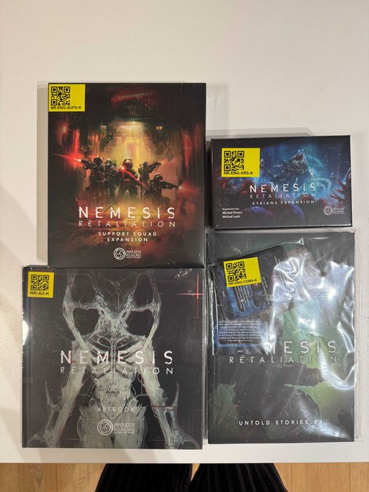 Nemesis: Retaliation. stretch goals + dodatki,  wersja ENG