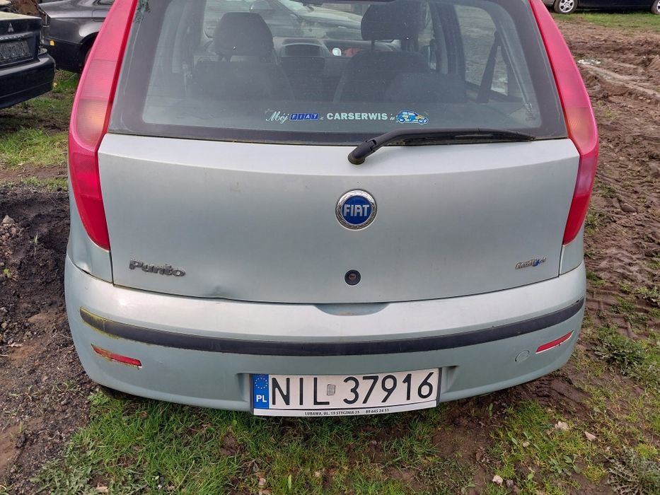 Części fiat punto maska zderzak klapa drzwi szyba silnik 1.3 skrzynia