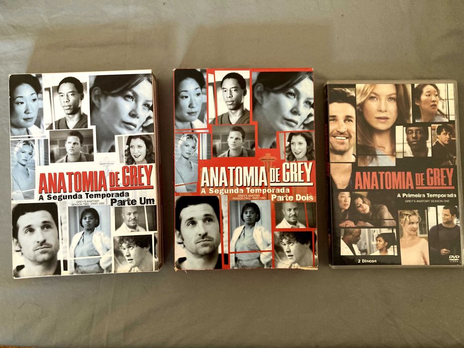 Vários Dvd's da Serie Anatomia de Grey (tudo original)