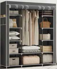 Тканевый шкаф HCX Storage Wardrobe сірий Шафа