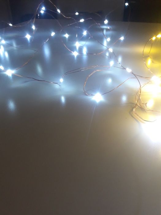 Lampki świąteczne 5 metrów 50 LED / USB do wyboru 3 kolory