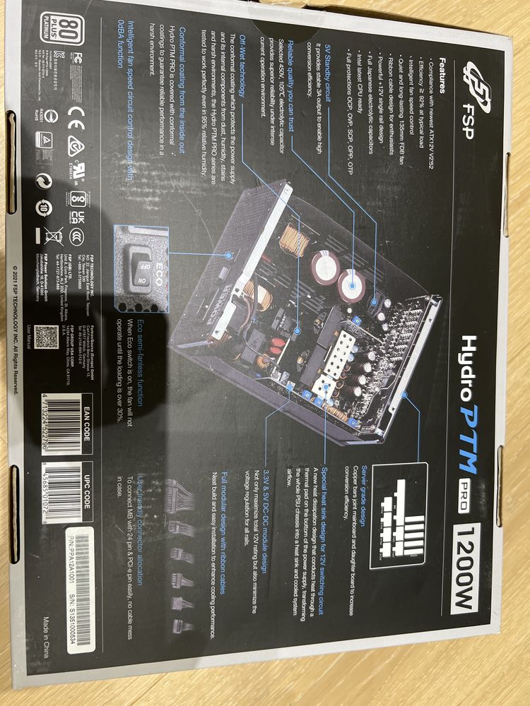 Блок живлення FSP Hydro ptm pro 1200W