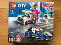 LEGO City 60314 Policyjny pościg za furgonetką z lodami - NOWE