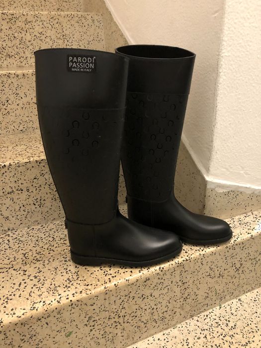 Galochas pretas Parodi Passion