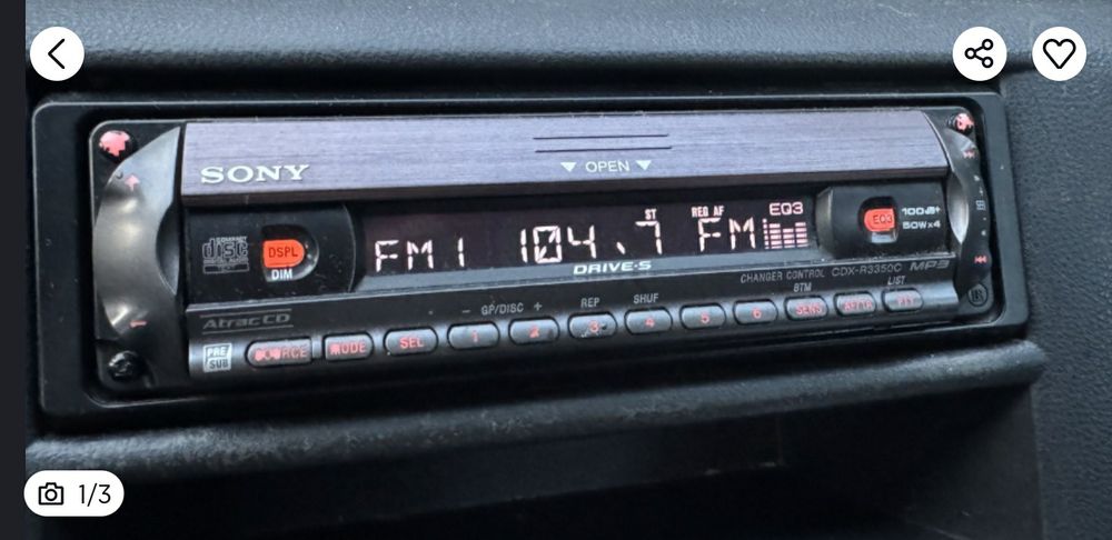 Авто магнитола сони SONY