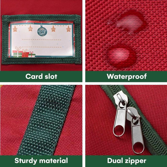 Torba na choinkę Pokrowiec na ozdoby świąteczne Wodoodporna OXFORD 600