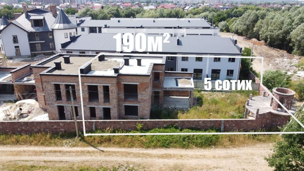 Продаж Дуплекс. ПлощА 190м². 4.5 сот. Еліт . Тераса. Природа Річка.