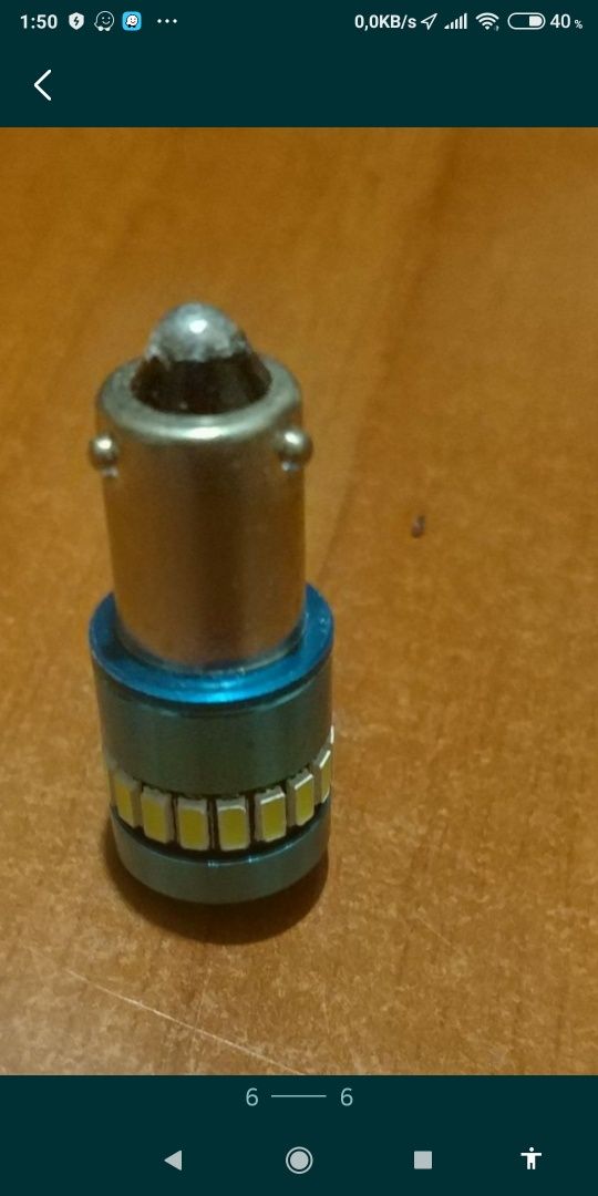Lâmpadas led h21w para luzes de marcha atrás