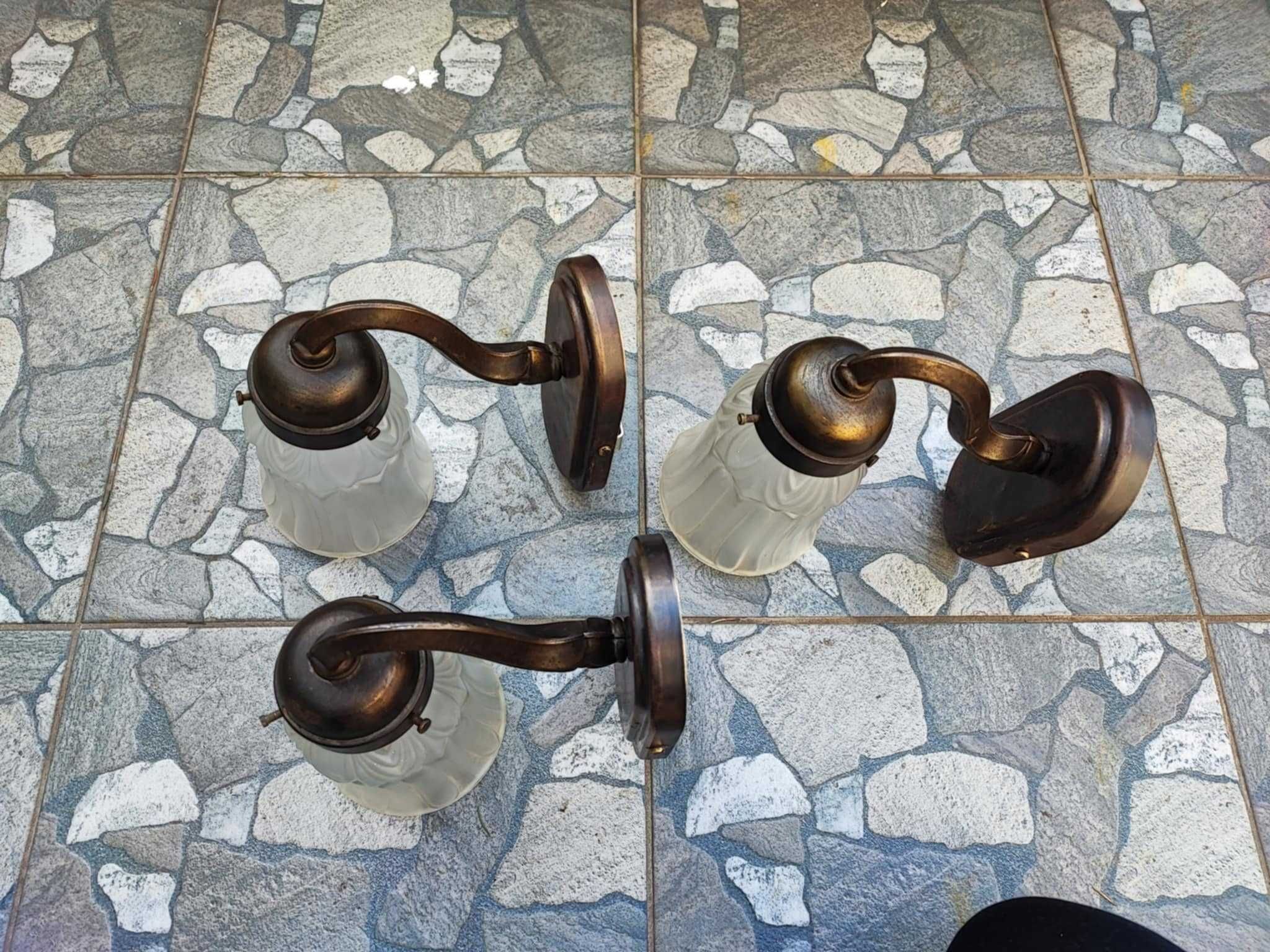 Art deco,mosiężny kinkiet,kinkiety,cena za 1 szt.
