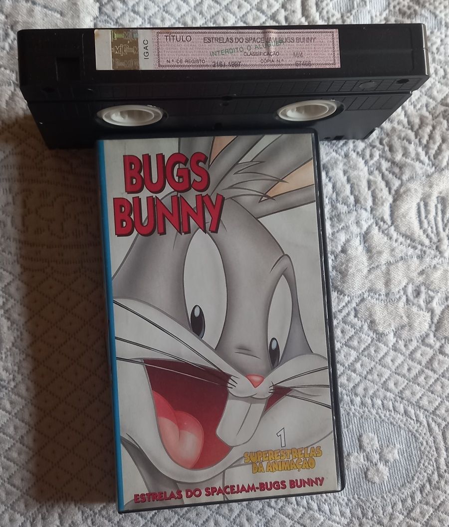Filme Bugs Bunny estrelas do spacejam em Vhs