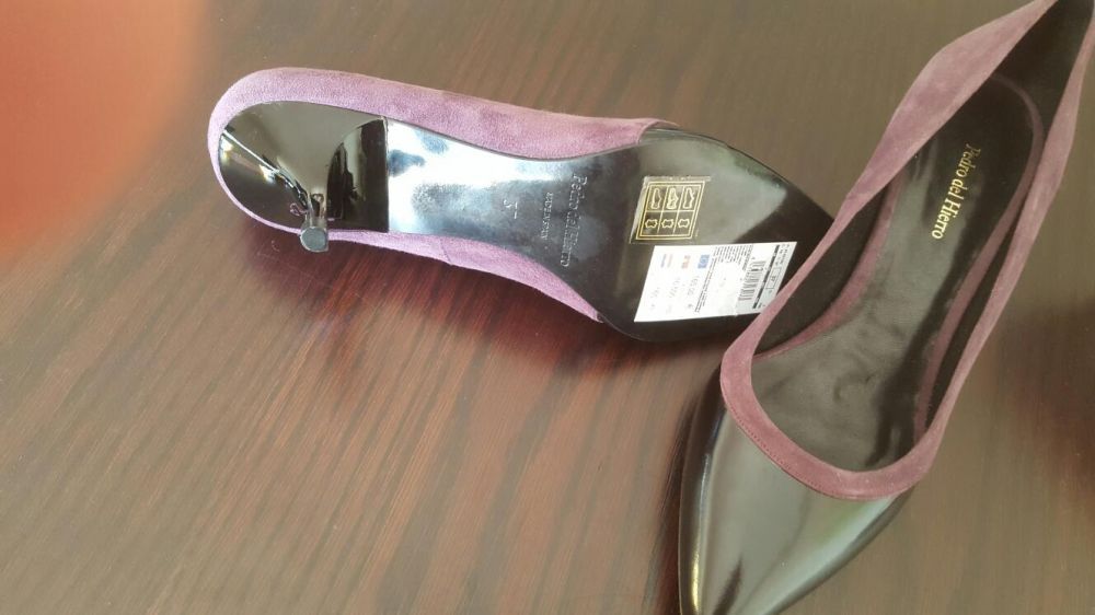 Novos Sapatos em Pele Pedro del Hierro 37
