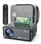 Projetor led Android 12000 lumens + 1080p Nativa REAL + Keystone 4 D