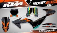 Наклейки KTM SX SXF EXC SMC SMR Кросс 50 65 85 125 250 300 350 450 690