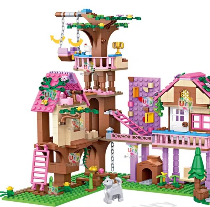 Конструктор Дружба Friends 756 блоков lego + 3 минифигурки