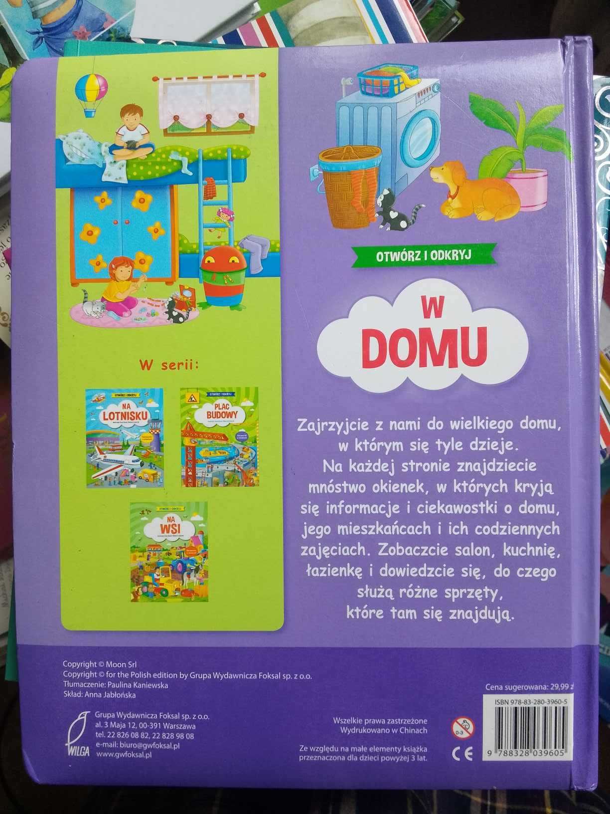 OTWÓRZ I ODKRYJ. W DOMU Książka z okienkami