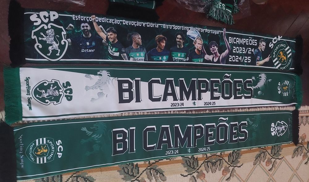 3 cachecois Sporting Bi Campiāo