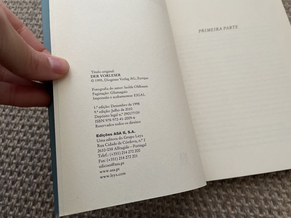 O Leitor - Bernhard Schlink