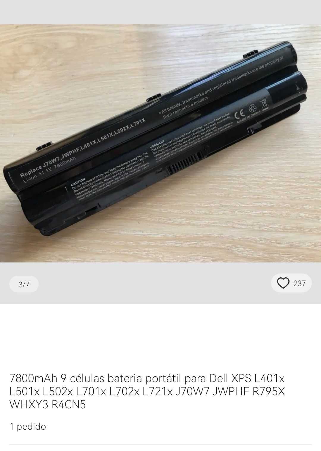 Bateria para Portátil Dell XPS Nova