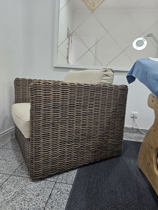 Paltrona de jardim.  Com bom condições.  Usada.