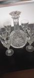 Conjunto garrafa licor e 6 copos
