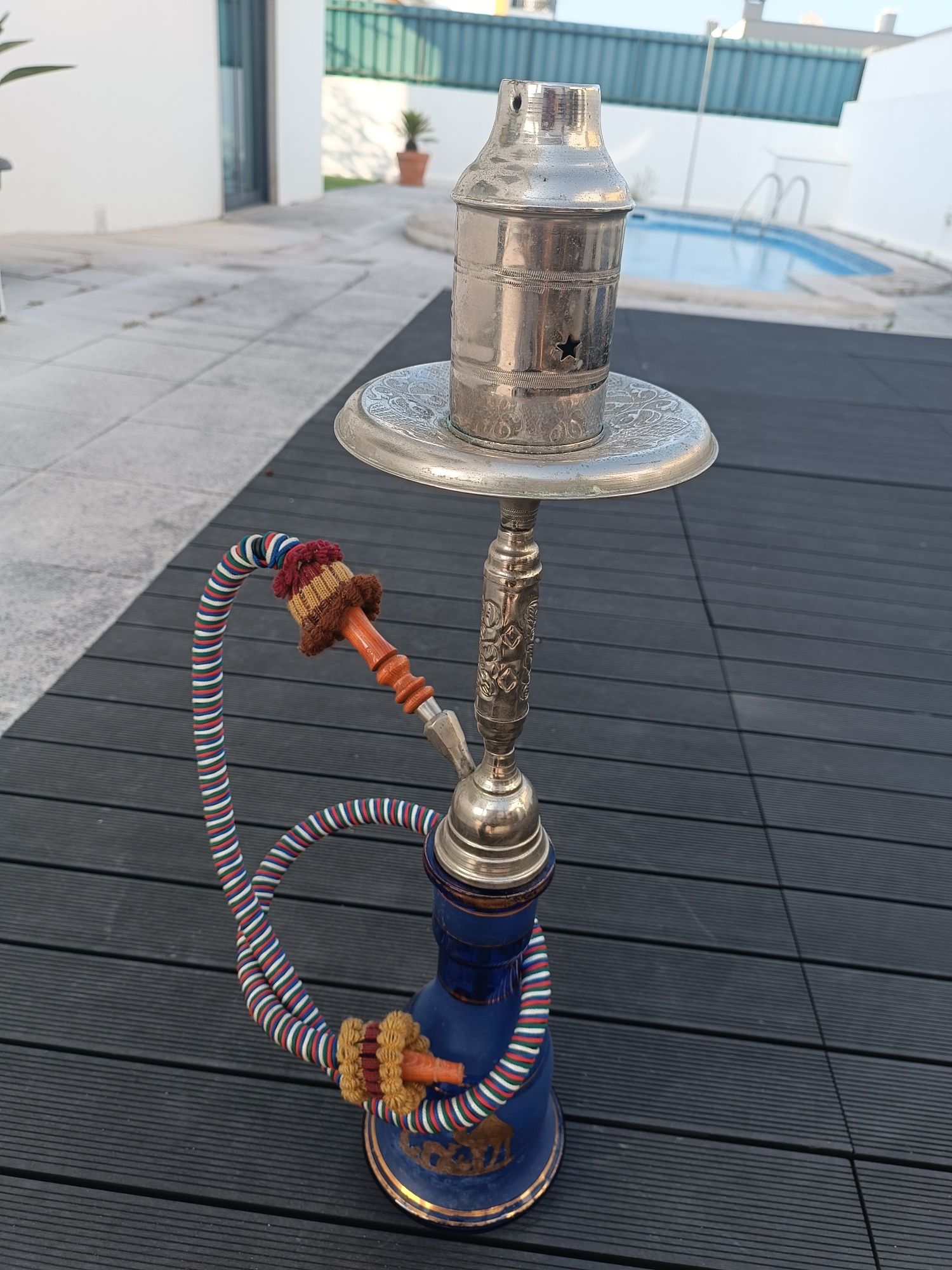 Cachimbo de água azul
