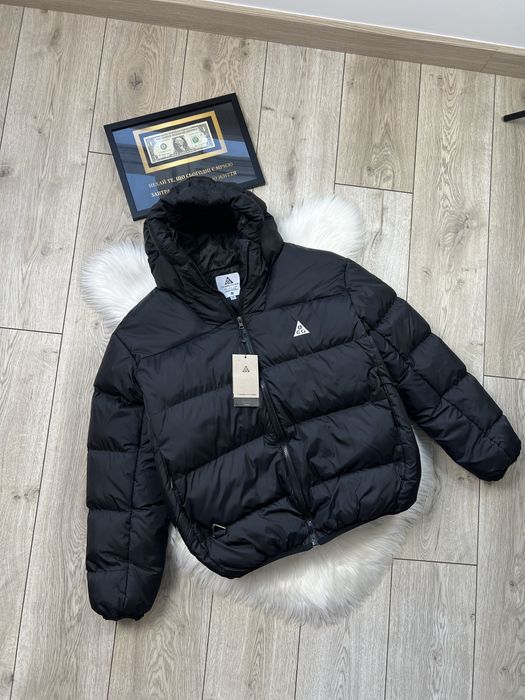 Все размеры | Зимний пуховик Nike ACG Primaloft Gore-Tex | черный цвет