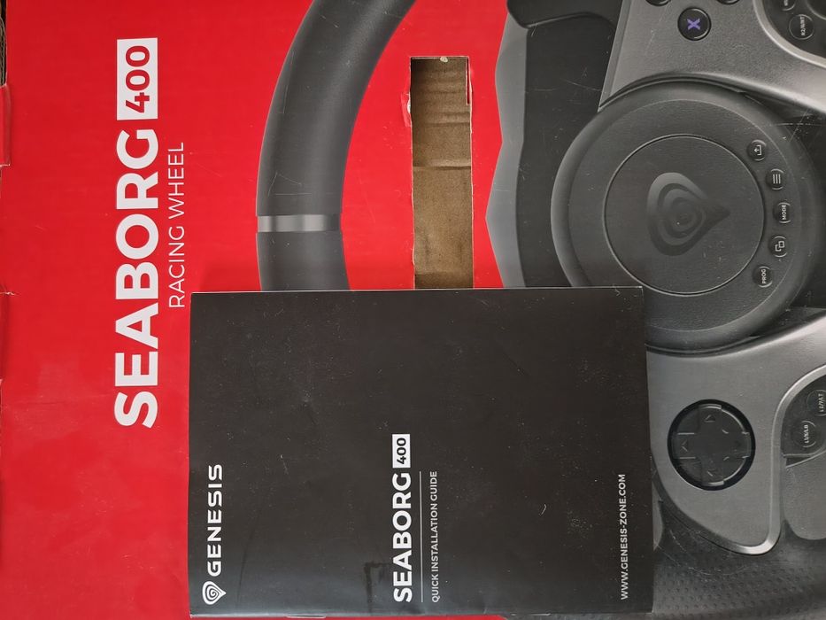 Kierownica Wyścigowa Genesis Seaborg 400 + Gra