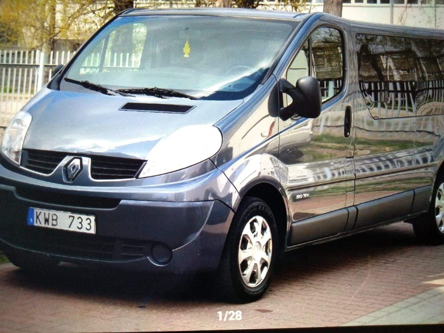 Wynajem Busa 9os. Renault Trafic Passenger Long ,Klima, LPG,