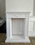 Drewniany portal kominkowy atrapa obudowa glam boho Konsola Rustic