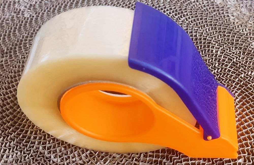 Діспенсер для скотчу 48 мм, 72 мм размотчик для скотча пластиковый