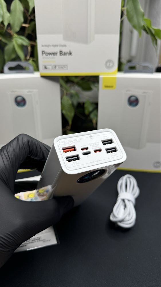 Портативний акумулятор Базеус Baseus 30000 mAh 65w зарядка ноута