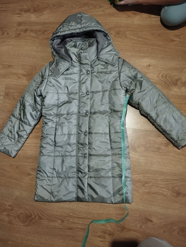 Kurtka jesiennna zimowa dla dziewczynki 140 cm