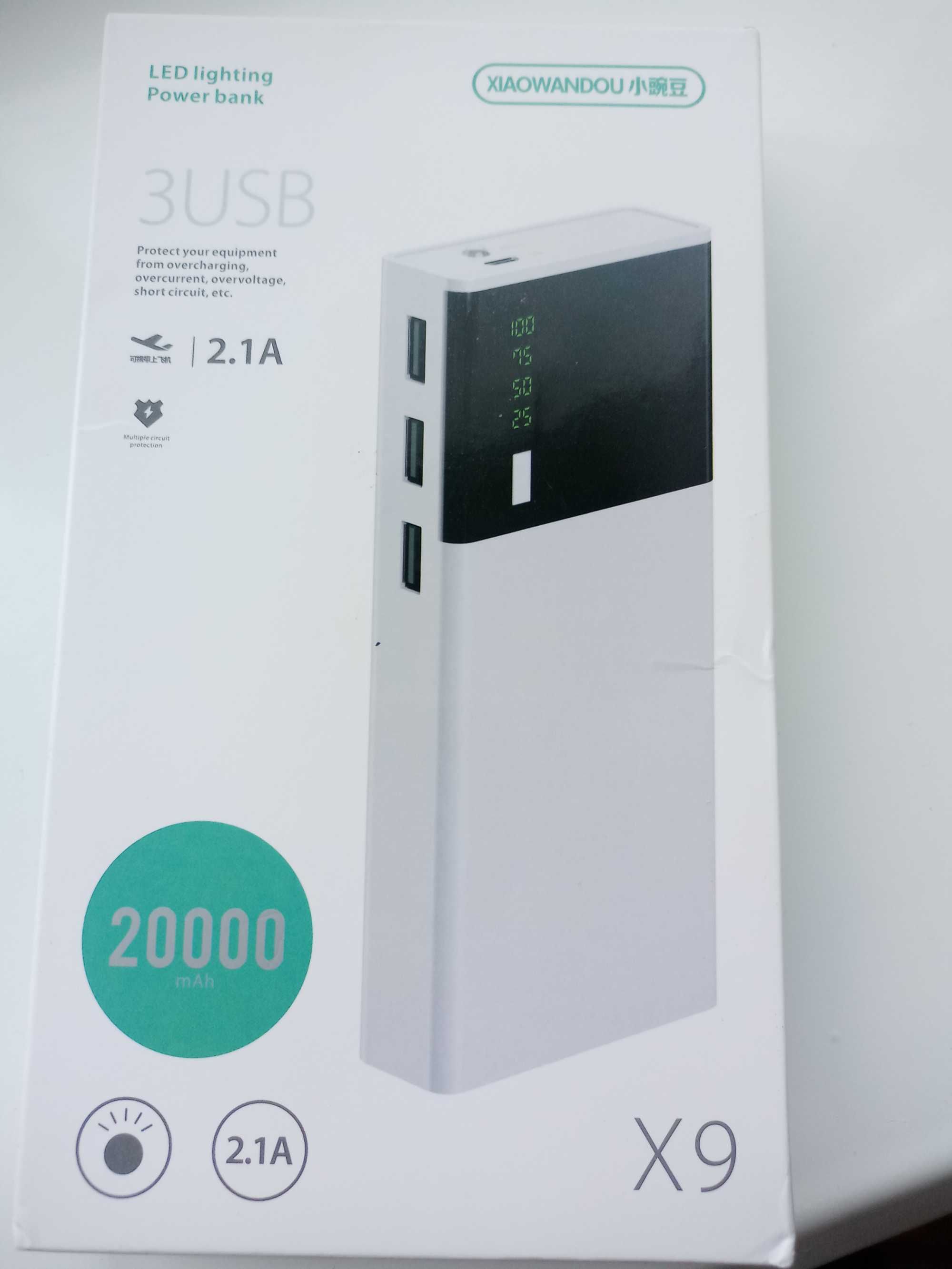 Продам інвертор 12/220в 4000w та повербанк 20 000 mah, 2.1А