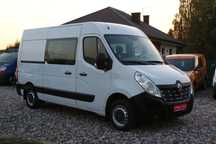 Renault Master  *Brygadówka *7-osobowy *Dubel kabina *125km