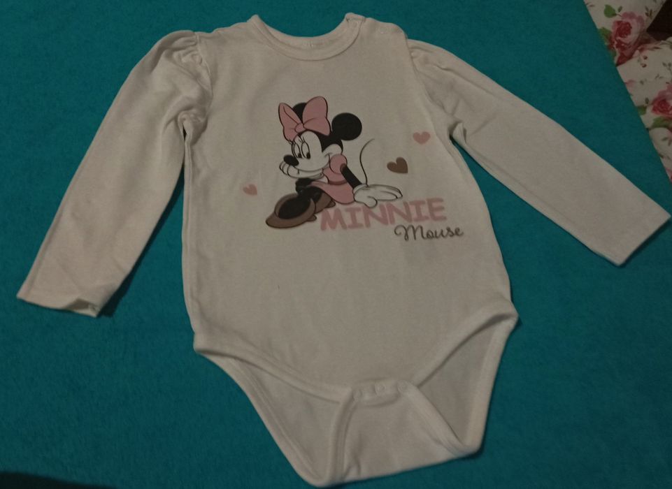 Body niemowlęce  z nadrukiem Myszką Miini