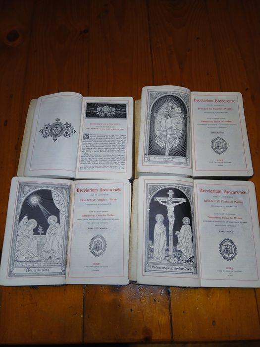 Antigo e Raros Livros Religiosos Em Latim