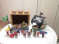 Playmobil duża skrzynia piratów, statek piratów, piraci