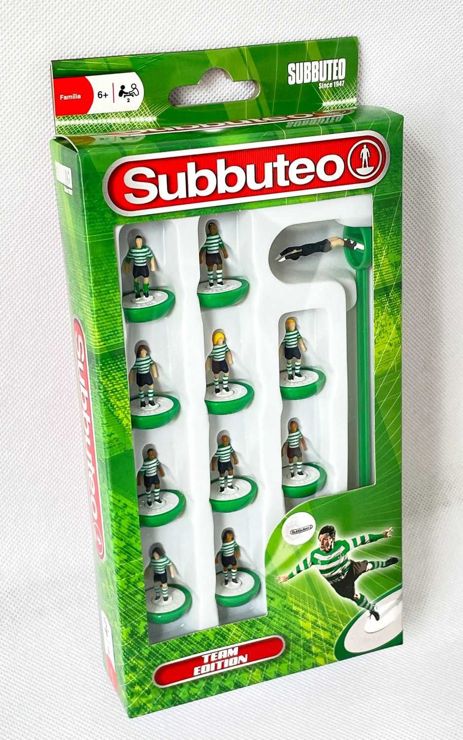 Bonecos Miniatura SPORTING CP Subbuteo Brinquedo Bolos de Anos Jogo