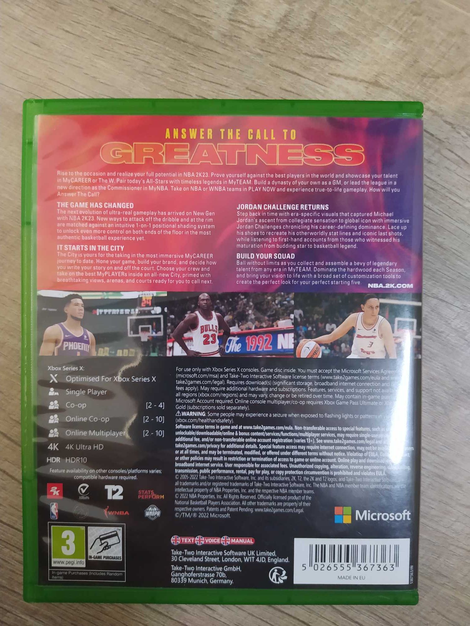 NBA 2k23 xbox series x