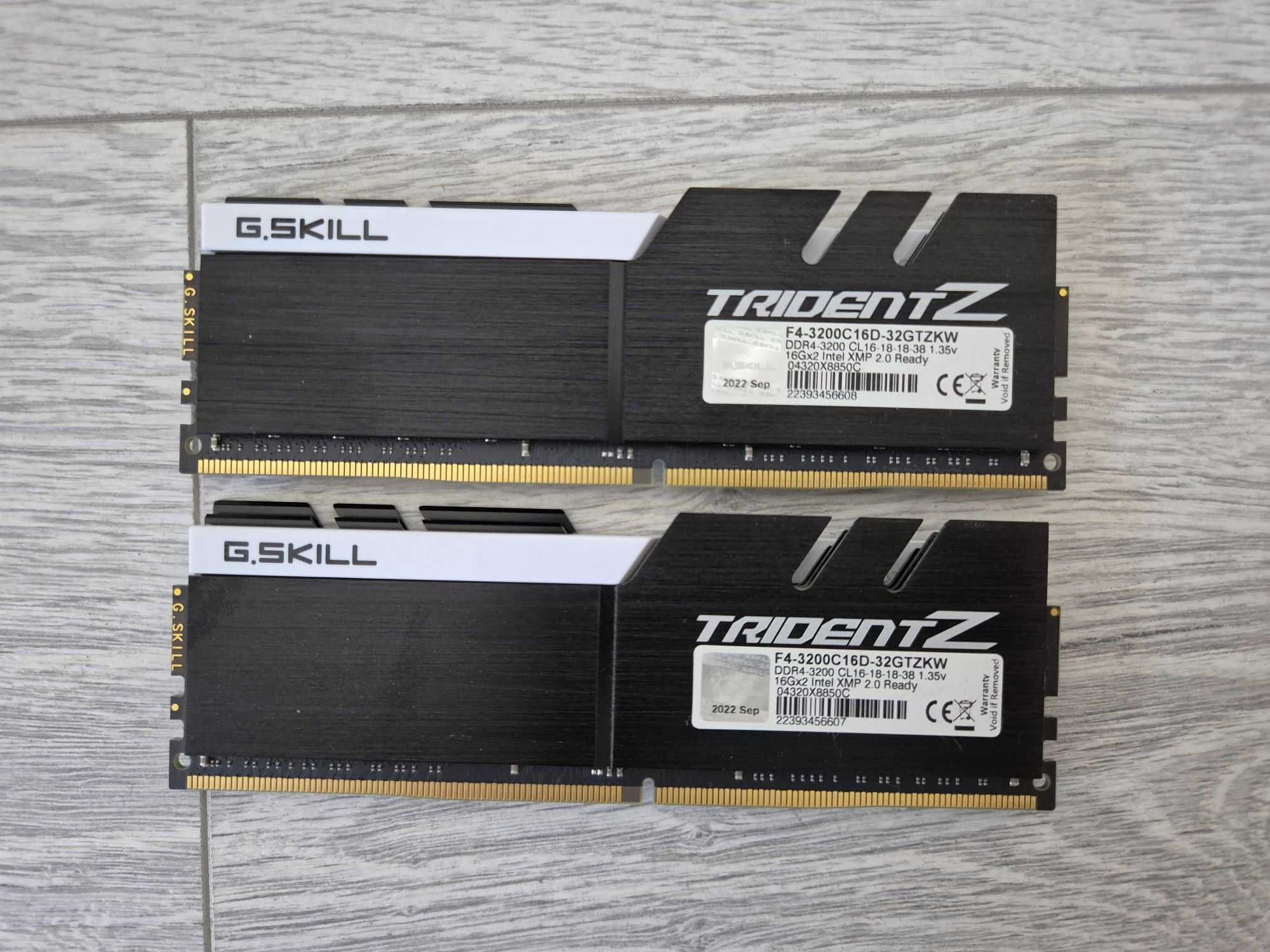 пам'ять DDR4 32GB Kit (2x16) 3200MHz G.Skill TridentZ. Trade-in