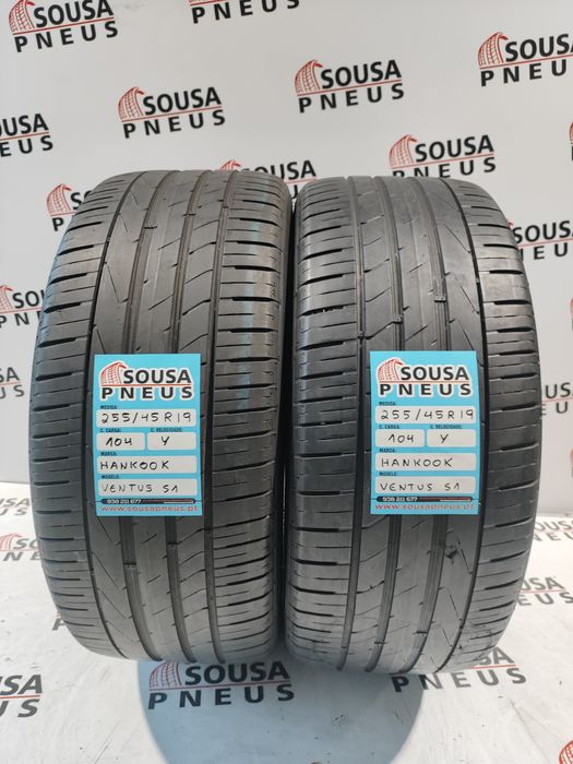 2 pneus semi novos 255-45R19 Hankook - Oferta dos Portes