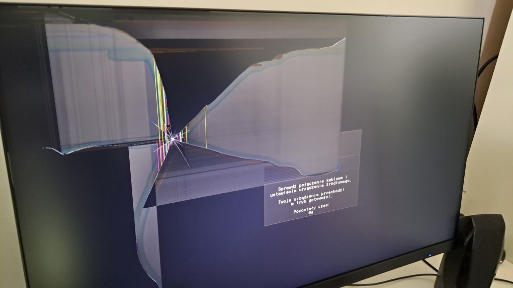 Monitor Samsung 24" uszkodzony