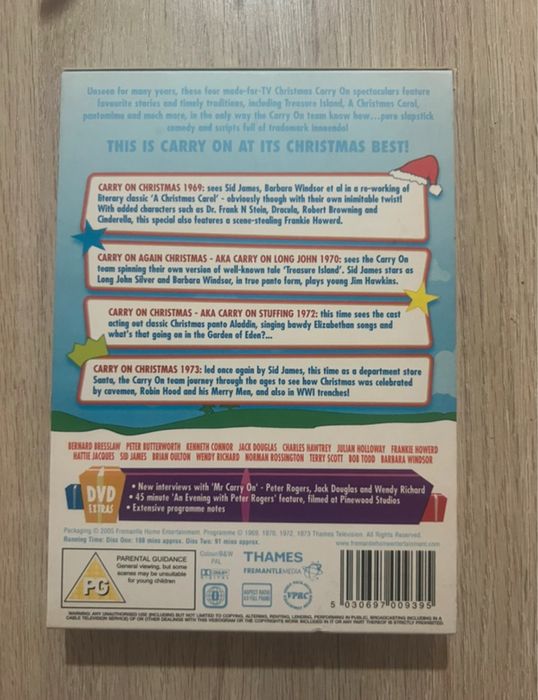 DVD Carry On Christmas – Box 2 Discos (Edição Original)