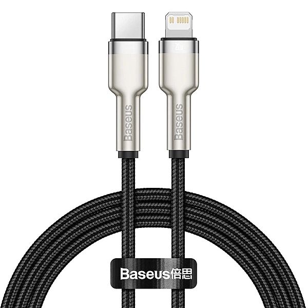 Kabel Baseus Cafule Series Metal Data USB-C / Lightning 20W PD 1 m - c