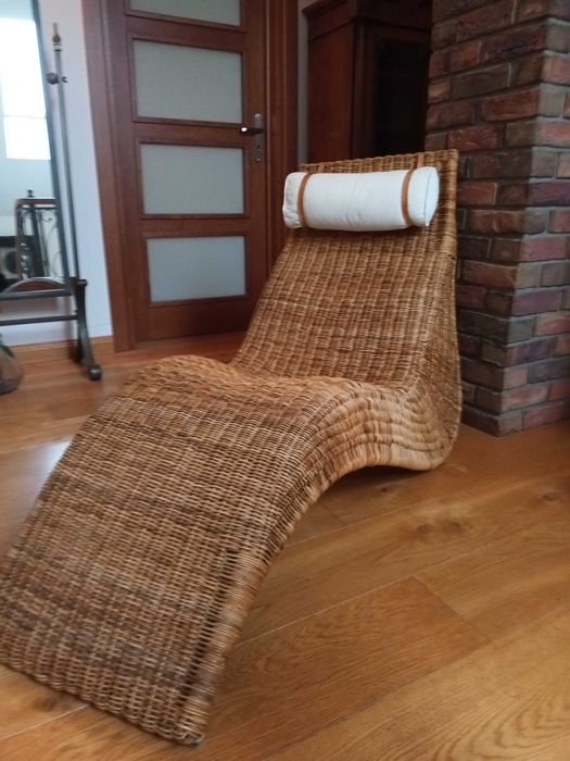 Fotel wiklinowy do wnętrza