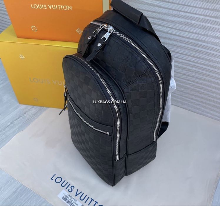 Мужской кожаный рюкзак Louis Vuitton Michael